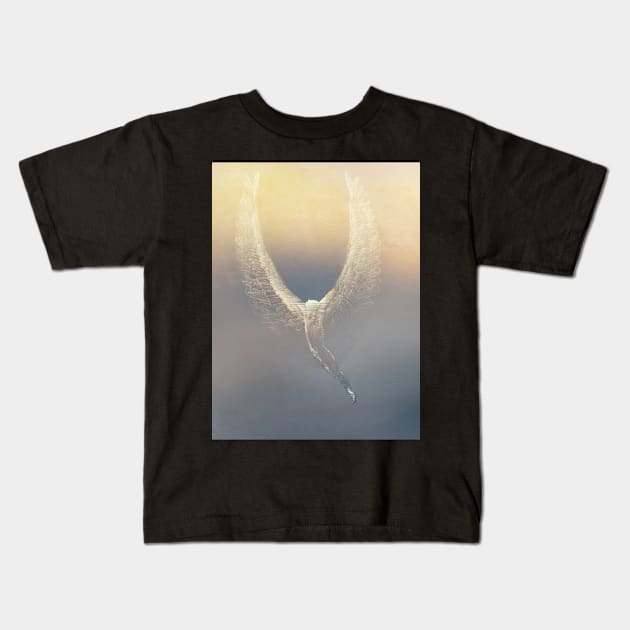 Icarus Rising Kids T-Shirt by aeolia